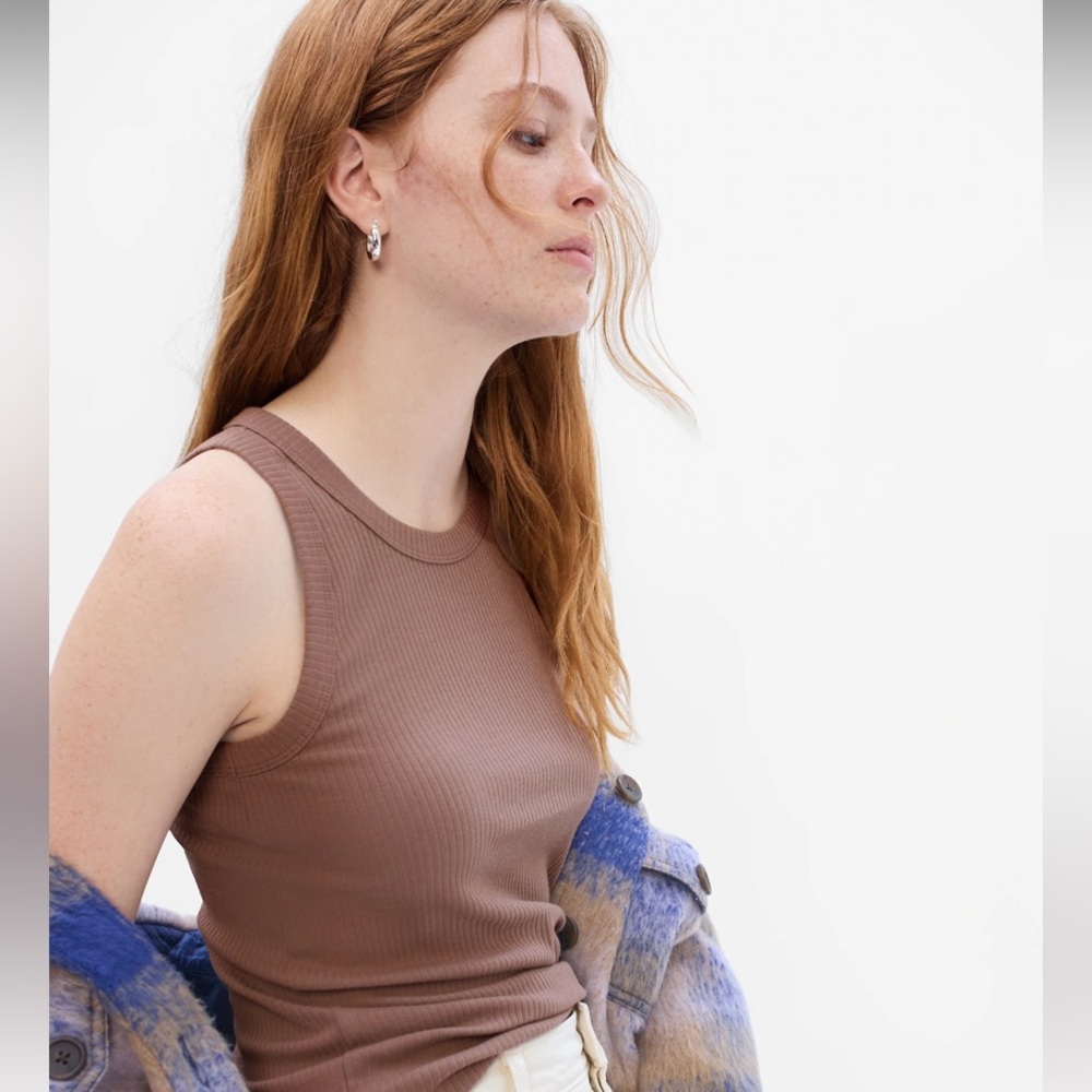 GAP Ribbed High Neck Tank